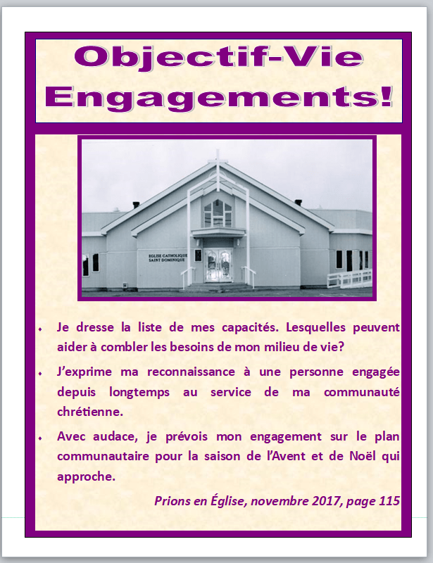 Objectif vie engagements